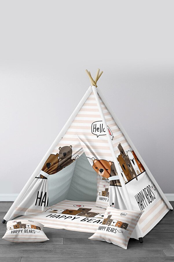 instababyrooms Çocuk Odası Tasarım Kızıldereli Oyun Çadırı Moodel No:1