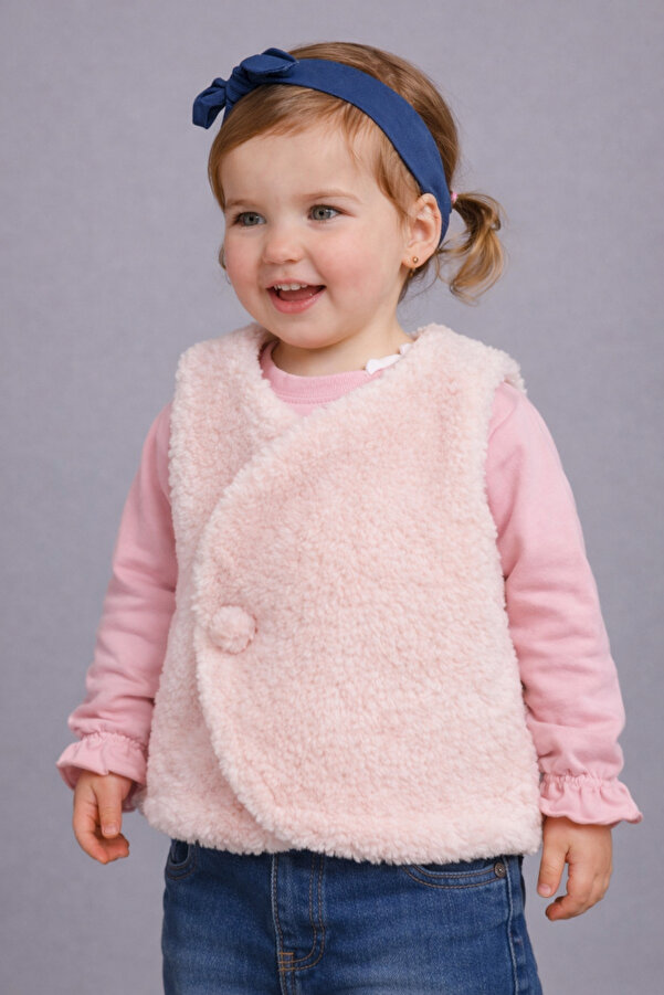 Aressy Welsoft Bebek Yelek Çocuk Mevsimlik Yelek Penye Astarlı Yelek