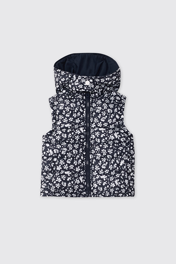 Panço Kız Bebek Lacivert Micro Yelek