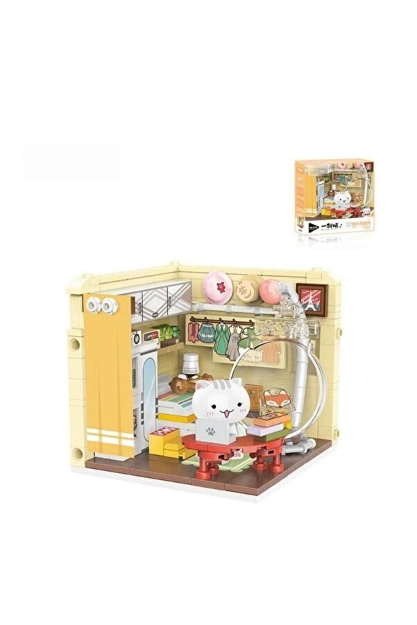 NW NessiWorld P885003 KEDİ MUTFAK 252 PARÇA BLOCK OYUNCAK