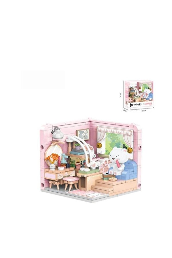 NW NessiWorld P885001 KEDİ ODASI 287 PARÇA BLOCK OYUNCAK