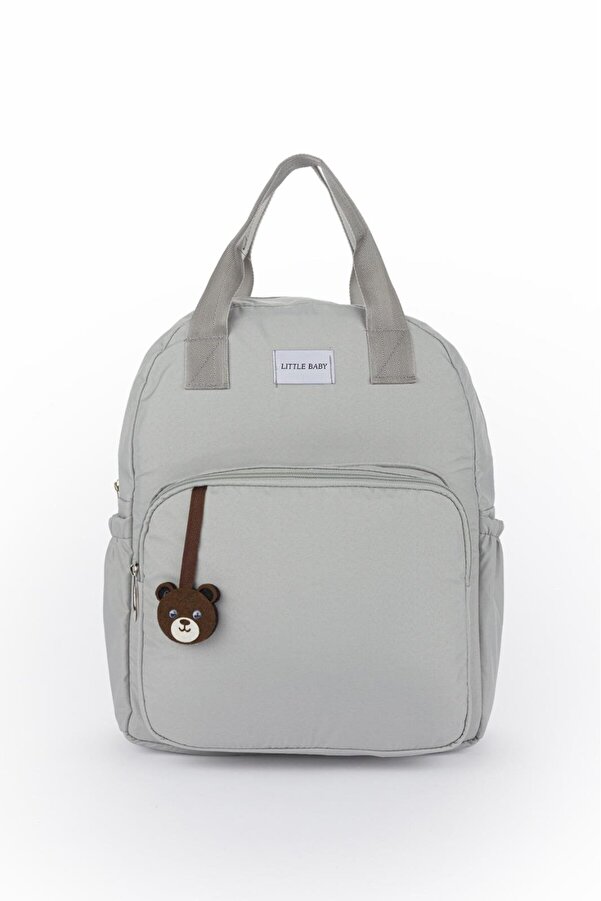 Papyon Baby Kids Ayıcık Aksesuarlı Anne Bebek Bakım Sırt Çantası Biberon Termos Gözlü