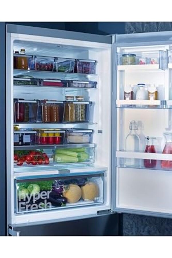 esplendor espshopx M-E27-10-25 Düzenleyici Raf, Dikdörtgen, 290x150x100 mm, Şeffaf Siyah 1119939