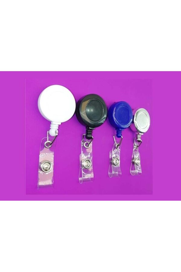 esplendor espshopx - Karışık Renkli Yoyo Yaka Kartı Tutucu 1 Adet 1119939