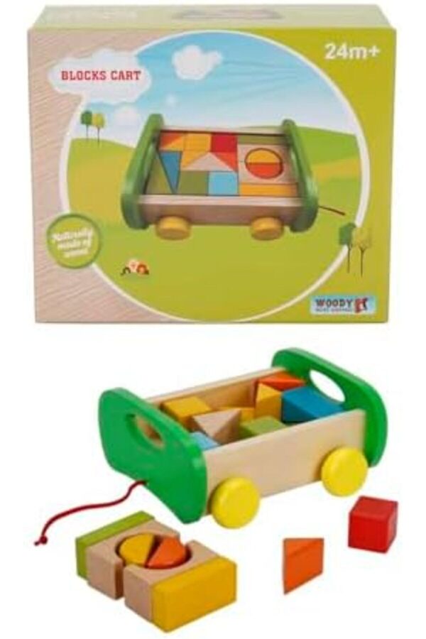 esplendor espshopx Tahta Oyuncak Çekme Araba 1119939