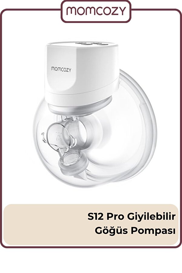 Momcozy S12 Pro elektrikli göğüs pompası, Rahat Çift Sızdırmaz Flanş