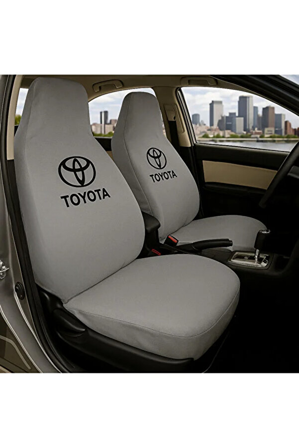 sekutuning Toyota Corolla Gri Araç Koltuk Kılıfı Koruyucu Penye Servis Kılıfı