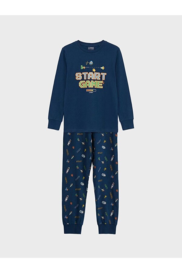 LC Waikiki Baskılı Erkek Çocuk Pijama Takım