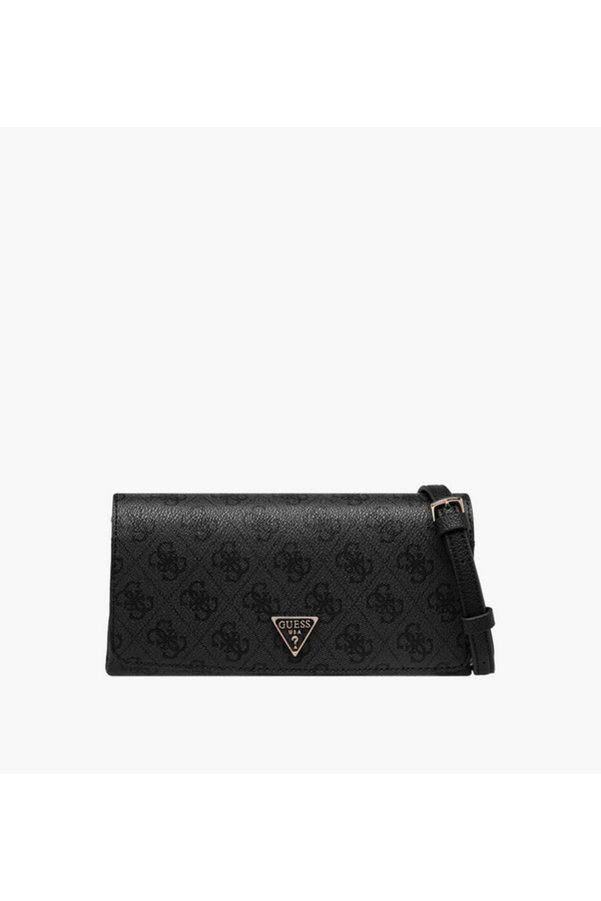 Guess NOELLE II XBODY Monogram Print Crossbody Bag with Chain Strap