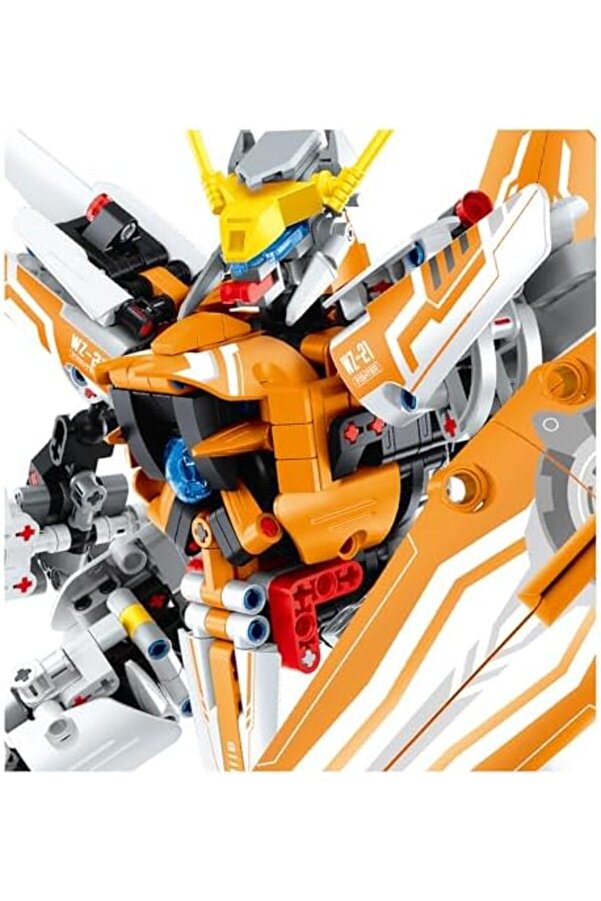 esplendor espshopx STEM Savaşçı Yapım Seti, 833 Parça Eğitici Bloklar, Turuncu 1119939