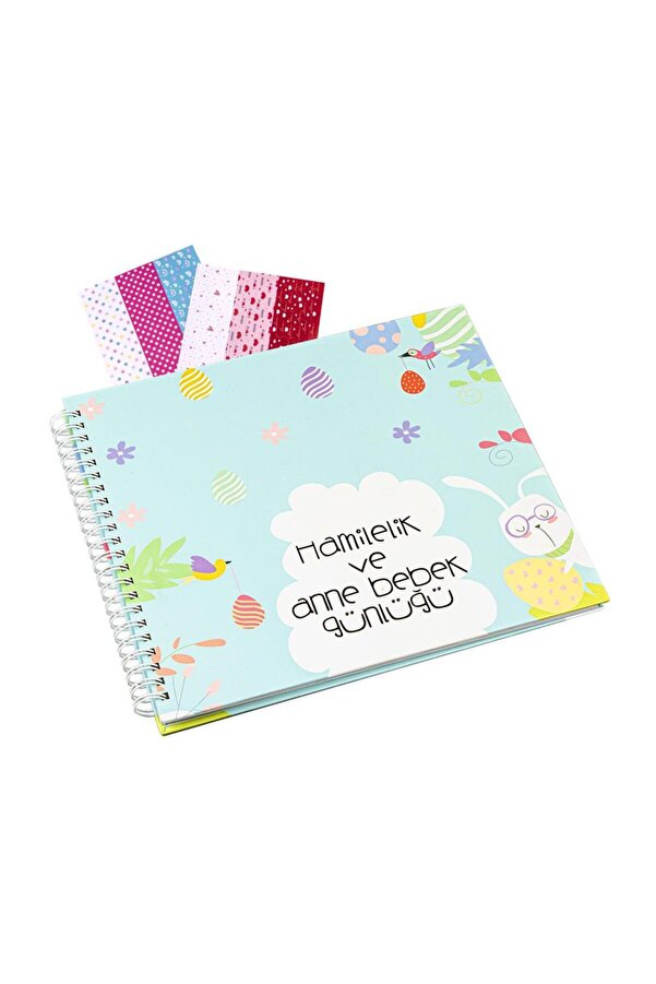 Nobbystar Hamilelik ve Anne Bebek Anı Defteri 0-1 Yaş – Sticker Hediyeli