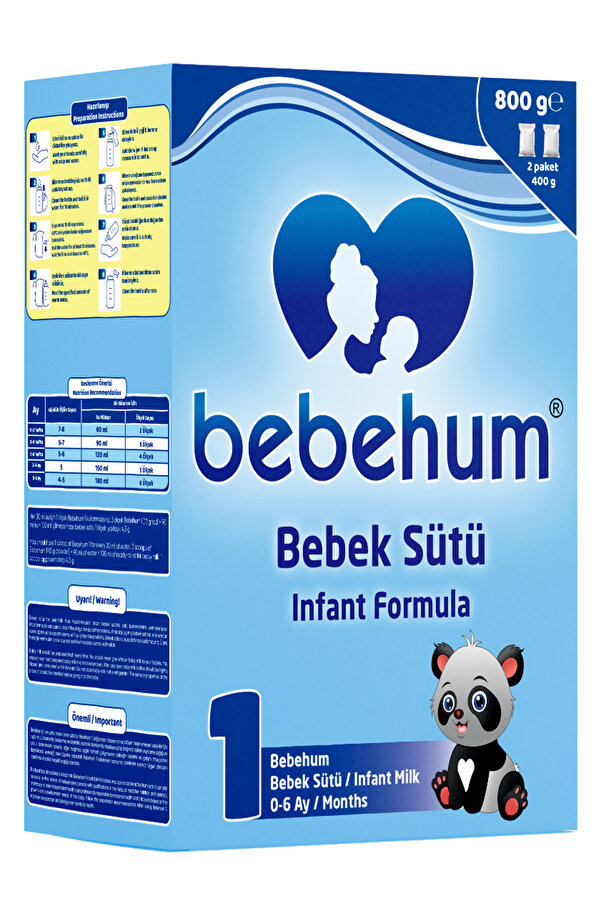 bebehum 1 Bebek Sütü 800 gr 0-6 Ay