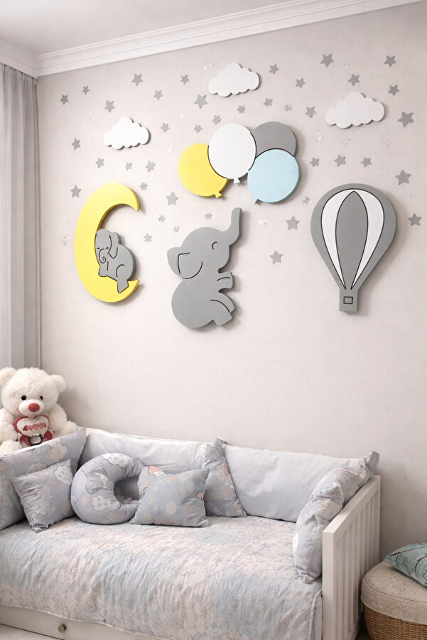 ARSERGROUP Bebek/çocuk Odası Ahşap Dekoratif Aydınlatma Bebek Hediyelik