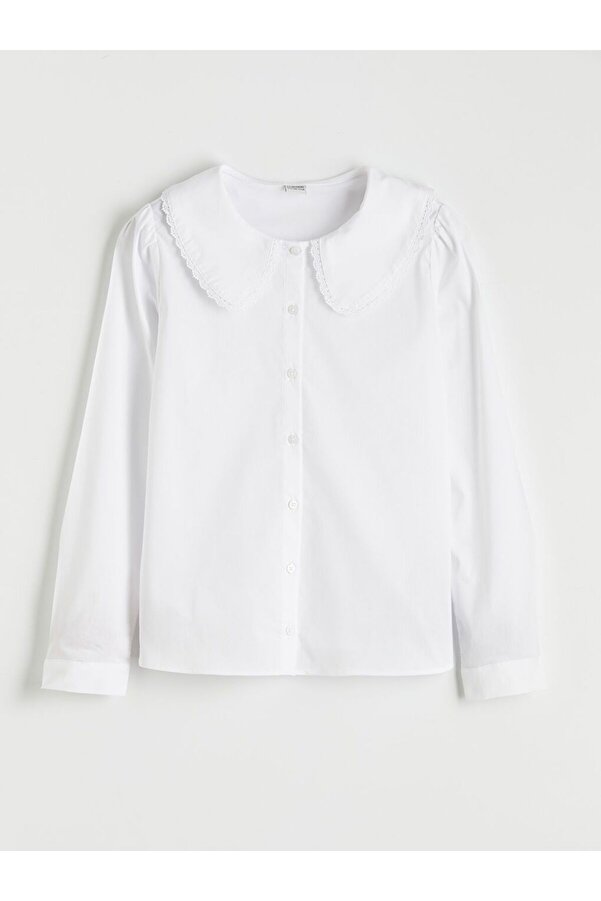 LC Waikiki Bebe Yaka Kız Çocuk Gömlek