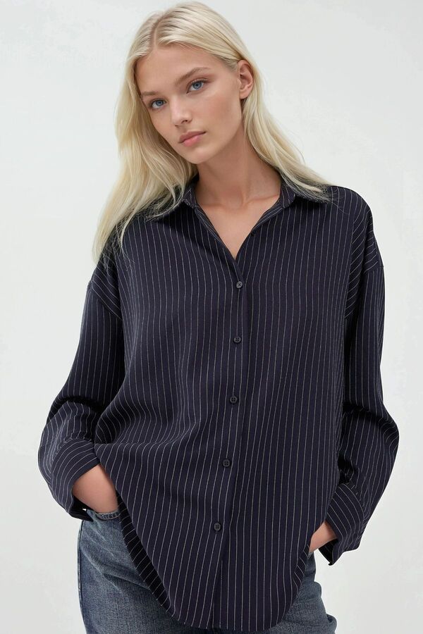 Hiccup Oversize Striped Shirt