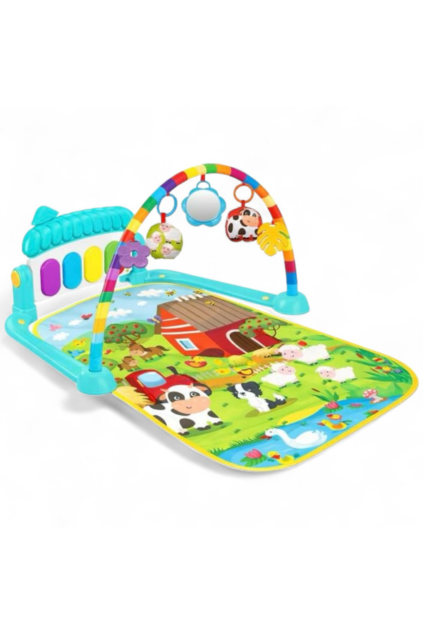 Depomiks Avm Sevimli Çiftlik Hayvanları Piyanolu Aynalı sesli Işıklı melodili jimnastik merkezi