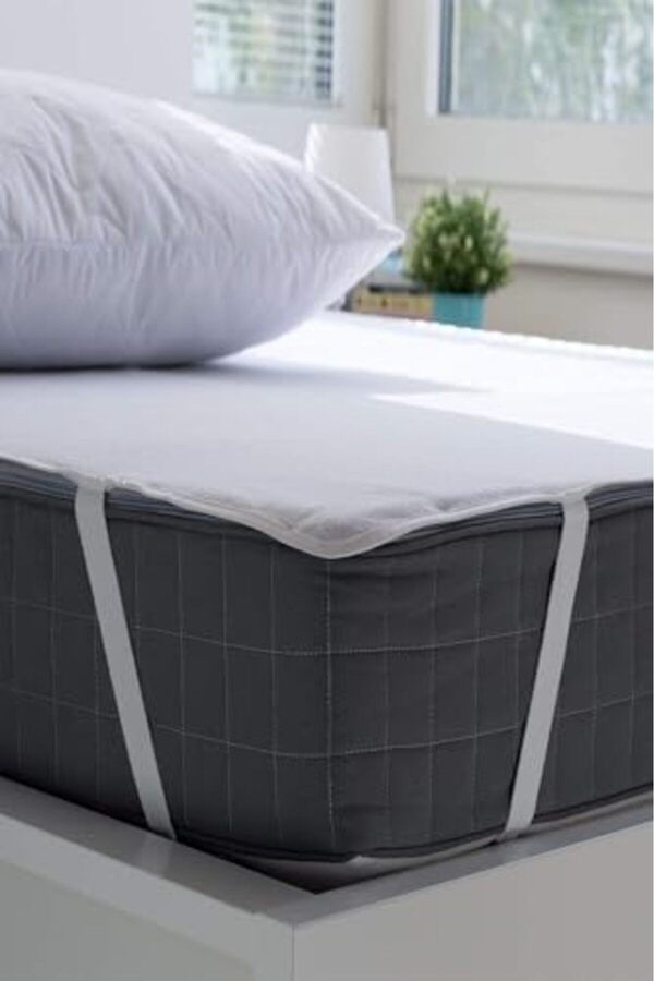 esplendor espshopx %100 Pamuk Su Sıvı Geçirmez Köşe Lastikli Alez Tek Çift Bebek Yatak Koruyucu Alez (90 x 190