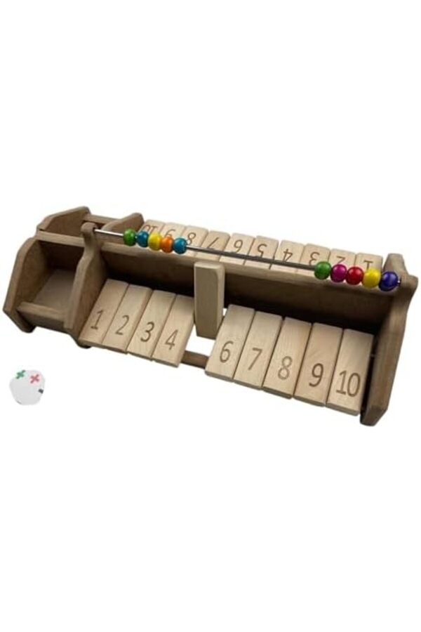 esplendor espshopx SmartMath Abacus Game Set – 2 Kişilik Ahşap Matematik Oyunu | Abaküs ile Sayı Öğrenme & Top