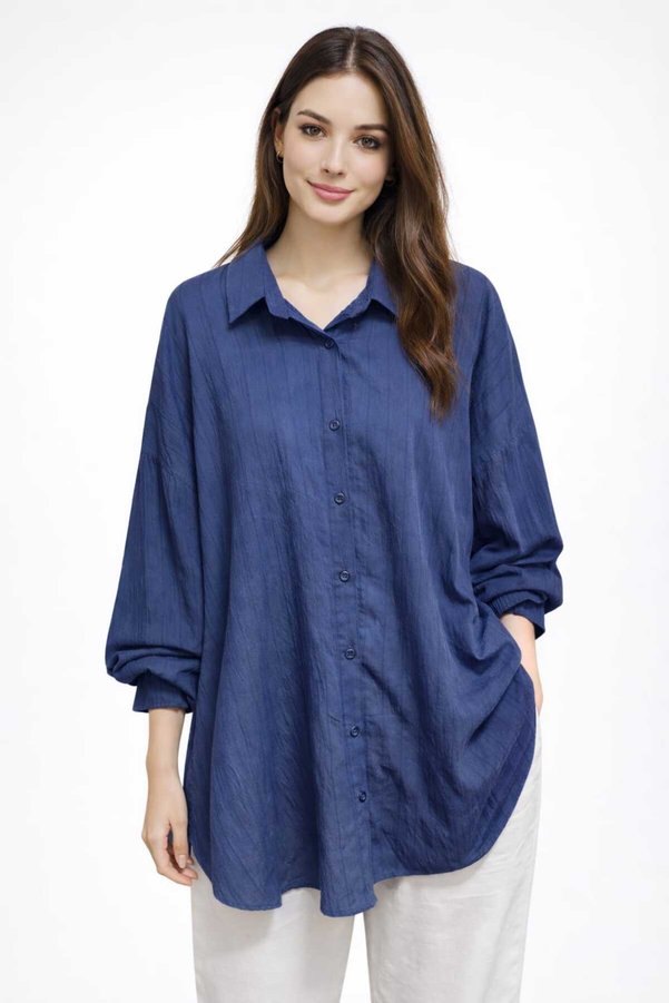 YEK&BİR LARCİVET Wide Fit Shirt