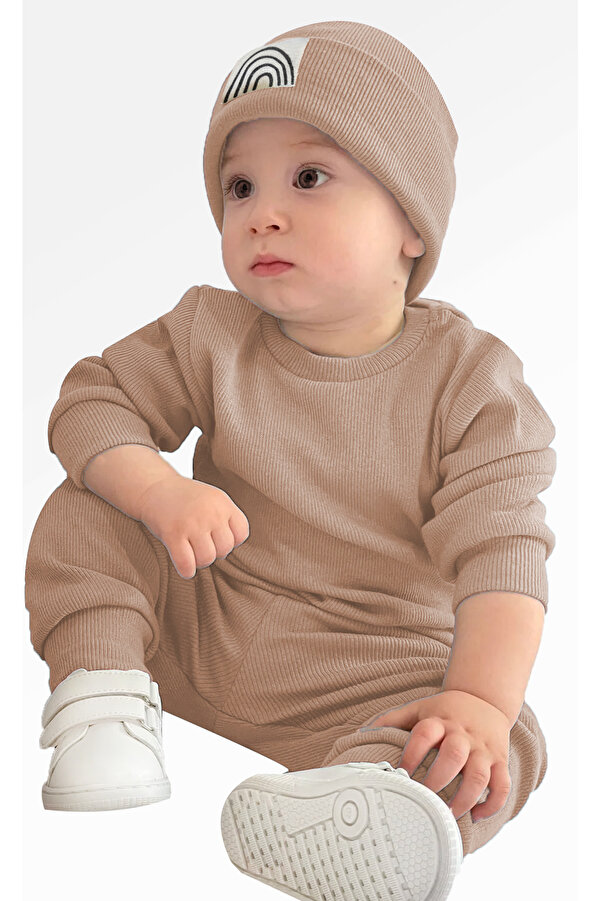 irkkids Süper Pamuk Bereli 3'lü Takım Bebek ve Çocuk Takımı