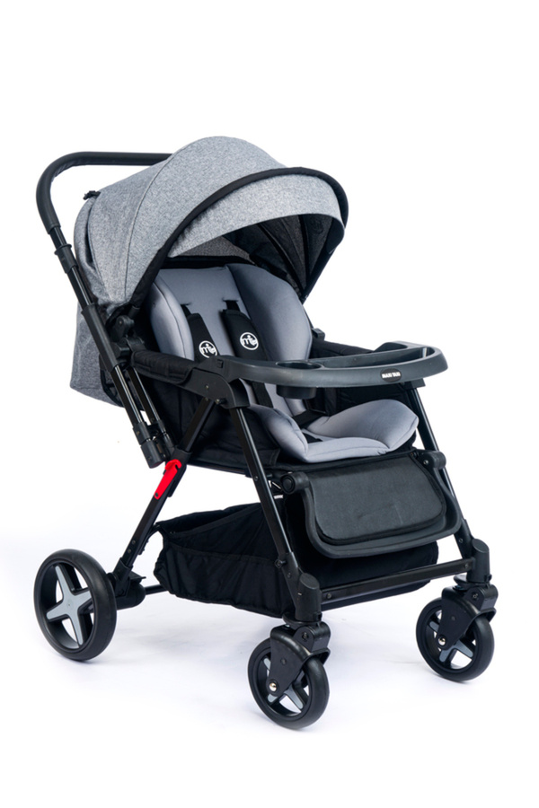 Maxi Taxi Milano Çift Yönlü Bebek Arabası-gri(YAĞMURLUK HEDİYELİ)