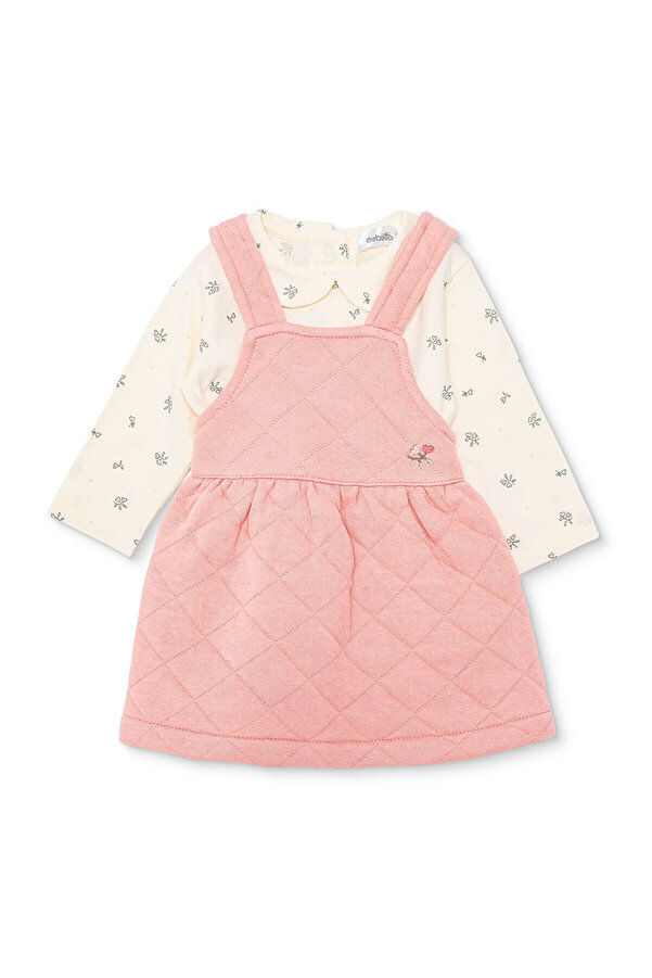 Bebetto , Kız, Jile-Sweatshirt, Çiçek Baskılı, Çıtçıtlı, Petite Fleurs, Bebe Yaka, Uzun Kol