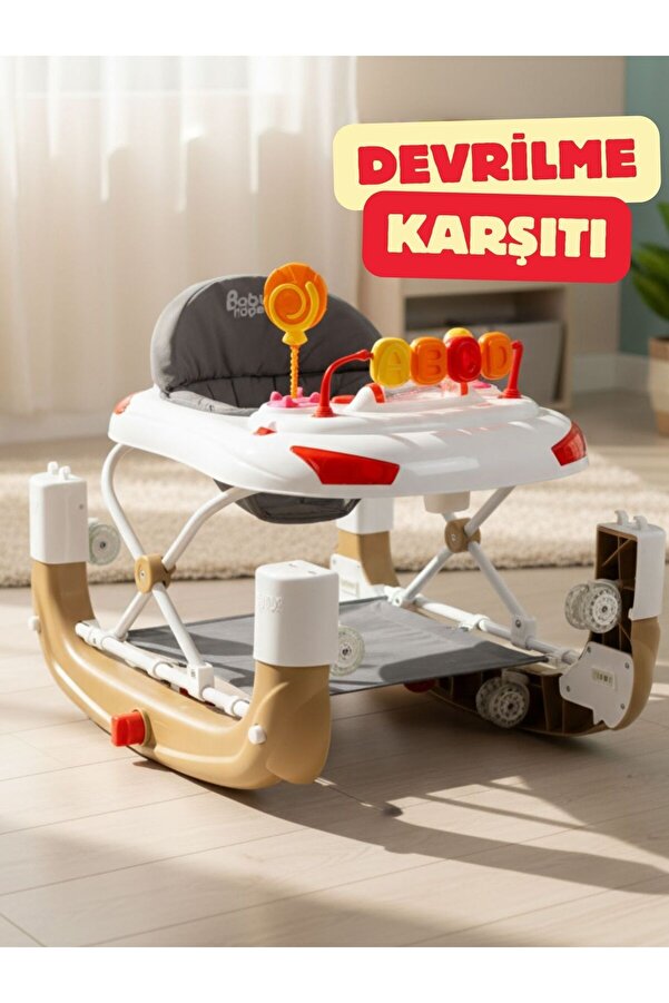 modabebekler Test Edildi, Onaylandı 3 Kademeli Sallanmada Bile Devrilmeyen Ultra Güvenli Yürüteç 219