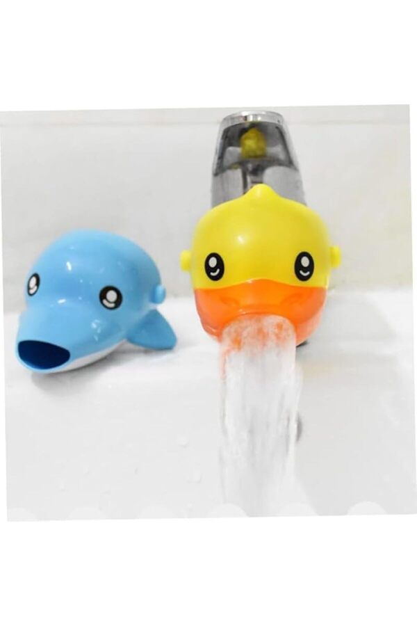 esplendor espshopx Sevimli Ördek Musluk Başlığı, Evye Başlığı Uzatıcı El Yıkama Alışkanlığı Kazandırma Aparatı