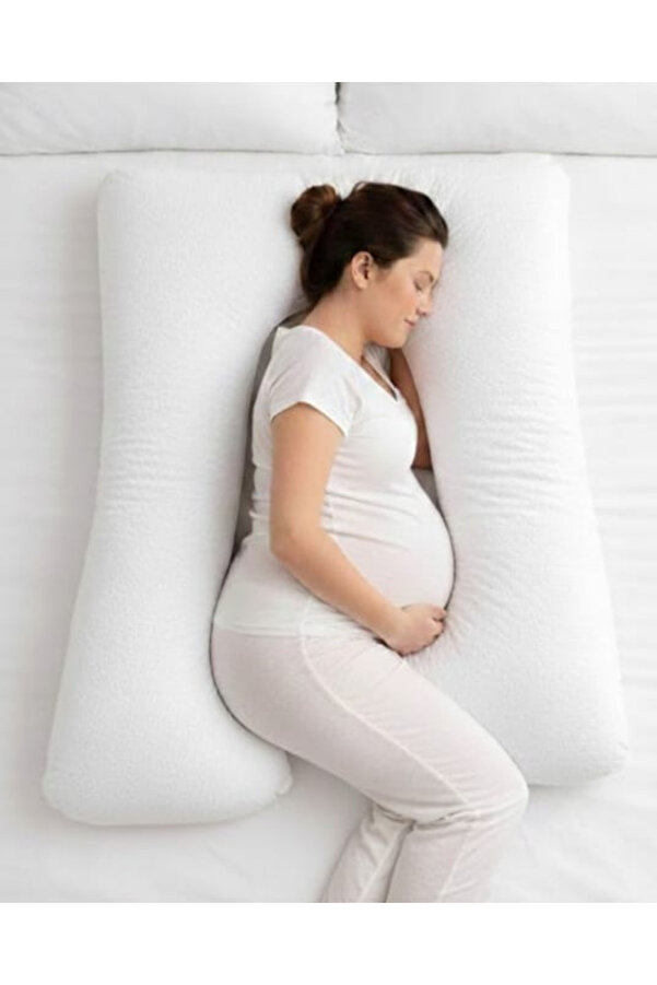 Zishome Enceinte 5 Bölge Destekli Yatak Kumaşlı Hamile Yastığı