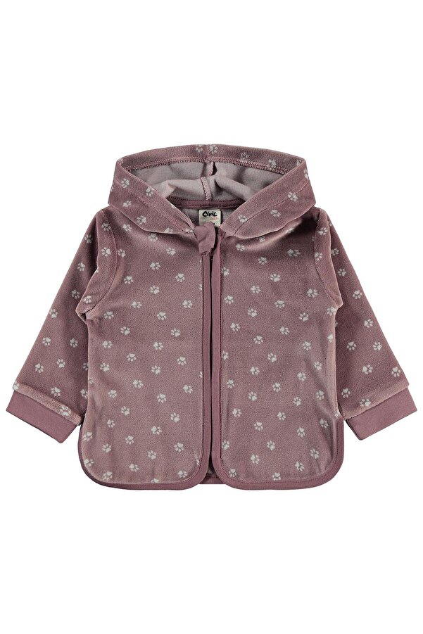 Civil Baby Mini Pati Empirme 6-18 Ay Hırka - Kahve 9-12 Ay