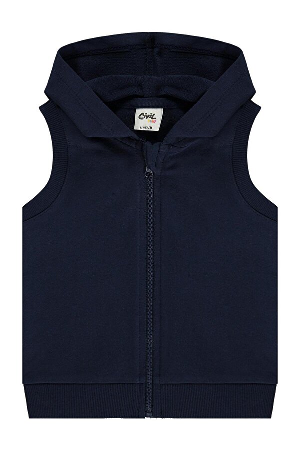 Civil Baby Basic 6-18 Ay Yelek - Lacivert 18-24 Ay