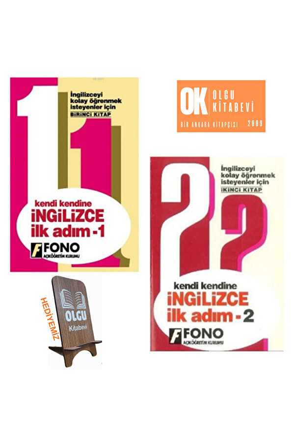 Fono Yayınları Ingilizce Ilk Adım 1 -2 / 2 Kitap Takım -( Sesli Kitap )