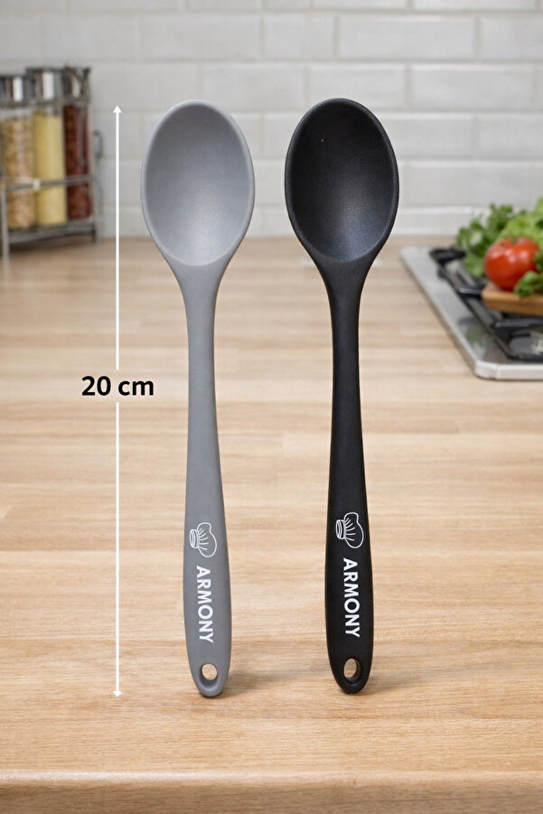 Hilamingo Home 2 Adet Silikon Sert Uçlu Mama- Tatlı Kaşığı
