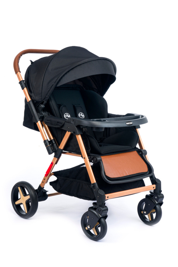 Maxi Taxi Milano Çift Yönlü Bebek Arabası-gold Siyah