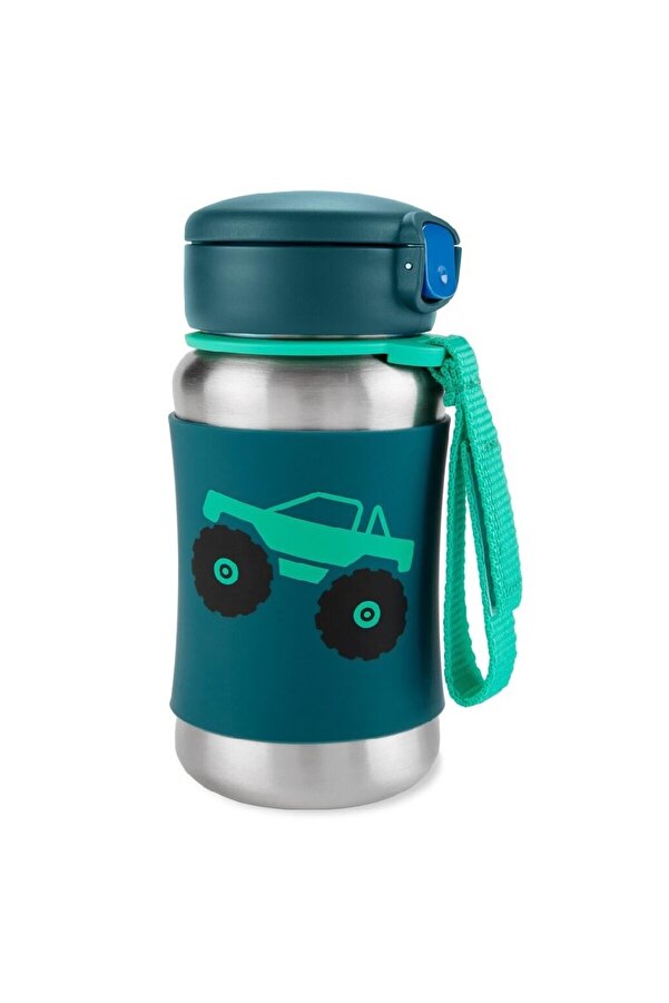 TeknoKesgin KESGİN MARKET® Zoo Pipetli Paslanmaz Çelik Suluk 350 ml Kamyon 1156560