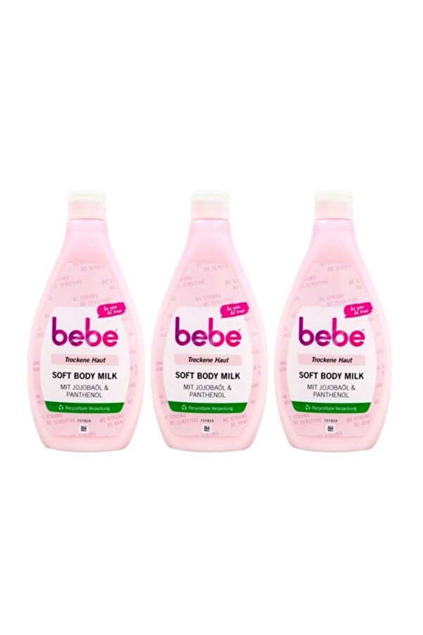 Bebe Zartpflege Bebe Young Care Soft Body Milk 400 ml x 3 Adet