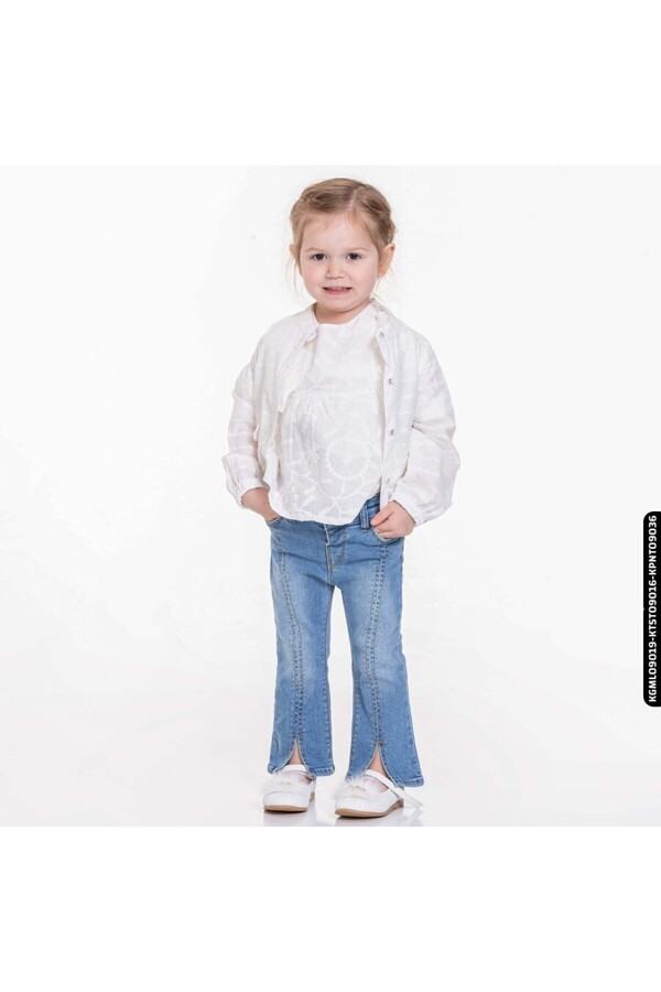 XO Kids Kız Safir Gömlek 9-36 Ay 34642 Kgml09019