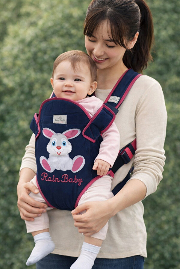 ŞAŞKIN HOUSE SEVİMLİ ÇOCUK TAŞIMA KANGURU & TAVŞAN BASKILI PORTBEBE KANGURU & HEDİYELİK KANGURU