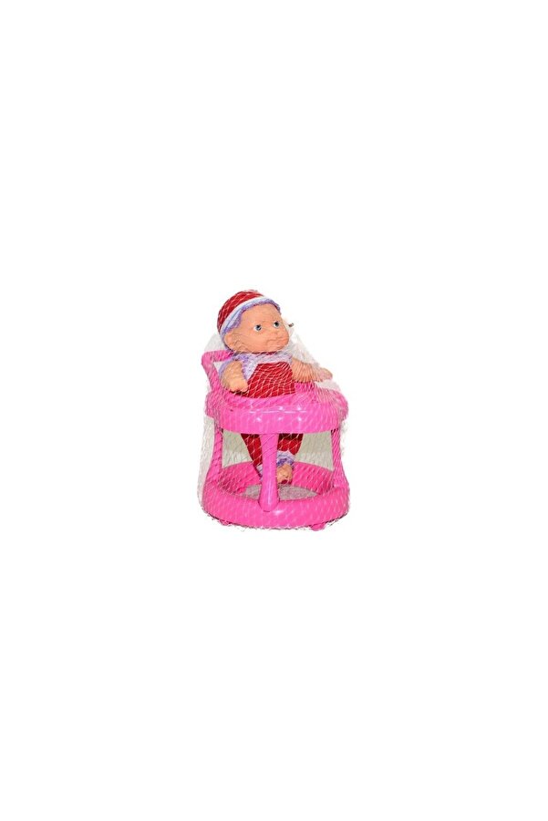 çınaroğlu avm Yürüteçli Et Bebek Kız Çocuklar İçin Renkli 20 cm Boyunda