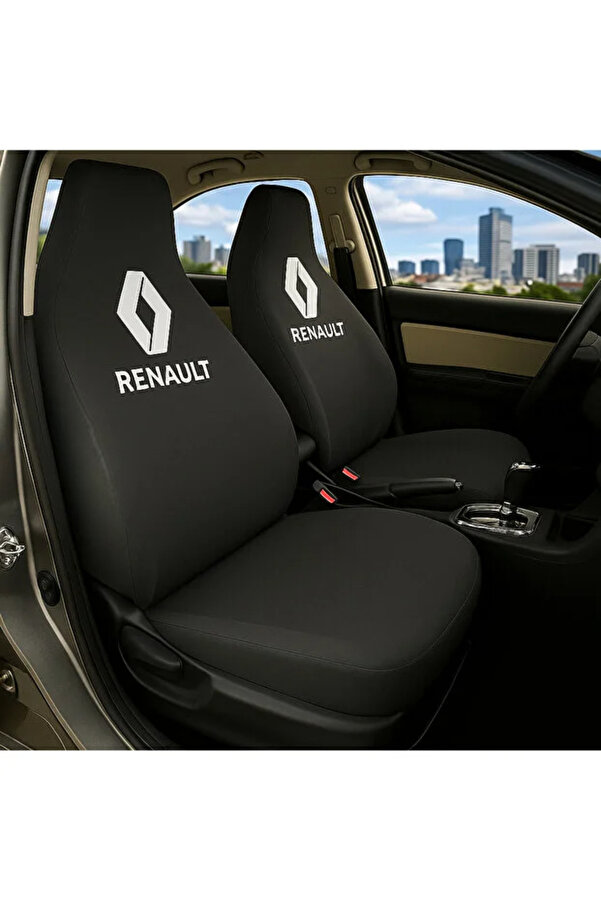sekutuning Renault Megane Siyah Araç Koltuk Kılıfı Koruyucu Penye Servis Kılıfı