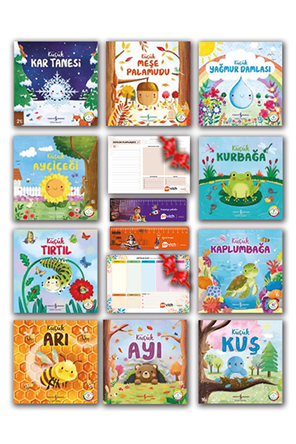 Türkiye İş Bankası Kültür Yayınları Doğanın Eşsiz Hikayeleri Set 10 Kitap - Okul Öncesi Büyük Boy Resimli Hikaye Seti