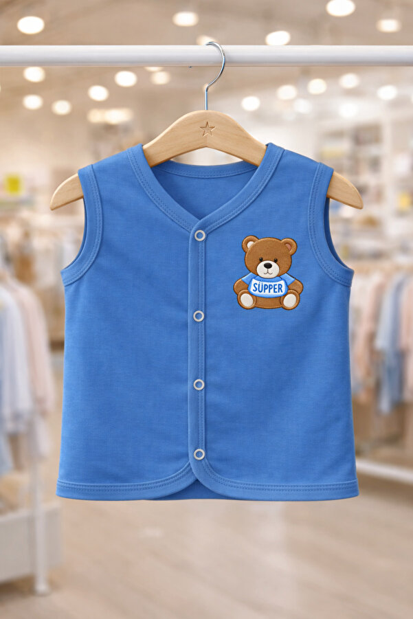 canmana kids&baby %100 Pamuk yenidoğan bebek yelek