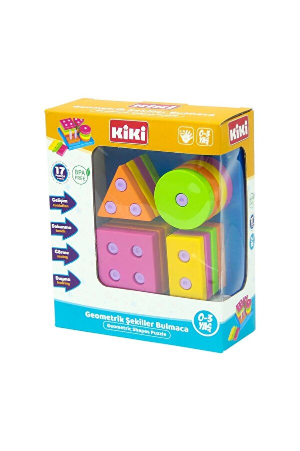 NW NessiWorld Kiki Geometrik Şekiller Bulmaca