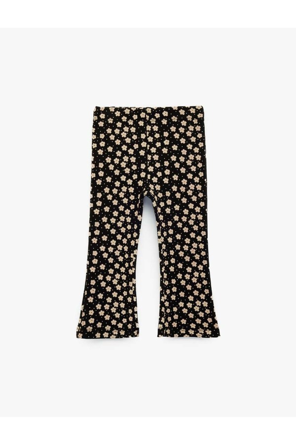 Koton 26YY59000409 Siyah Kız Bebek Tayt 6SMG40006AK