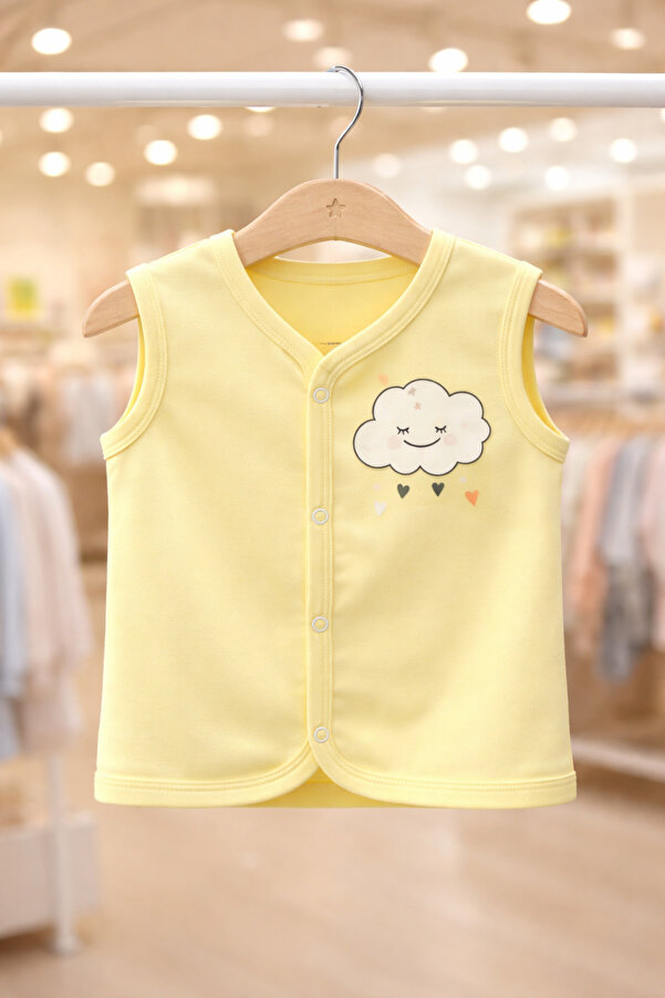 canmana kids&baby %100 Pamuk Yeni doğan Bebek Yelek