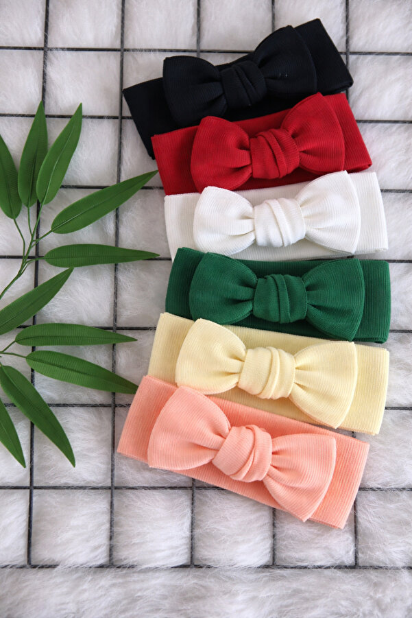 ALYAKİDS Kız bebek 6 lı bandana seti