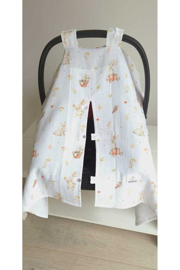 jr.bunnies Pamuk Bunnies Müslin Puset Örtüsü