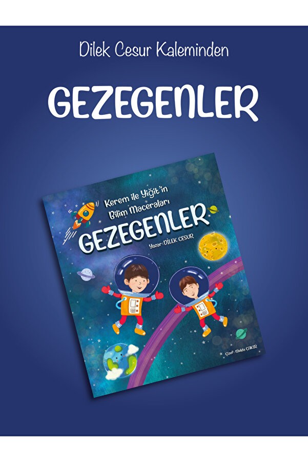 ENDA YAYINCILIK Dilek Cesur- Kerem Ve Yiğit'in Bilim Maceraları Gezegenler  Hikaye Kitabı