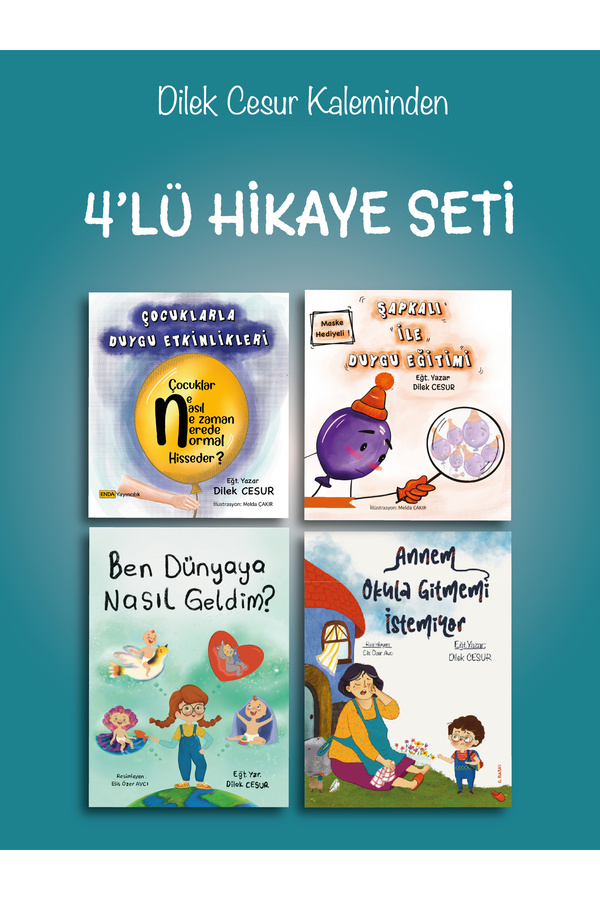 ENDA YAYINCILIK Dilek Cesur Dörtlü Hikaye Seti