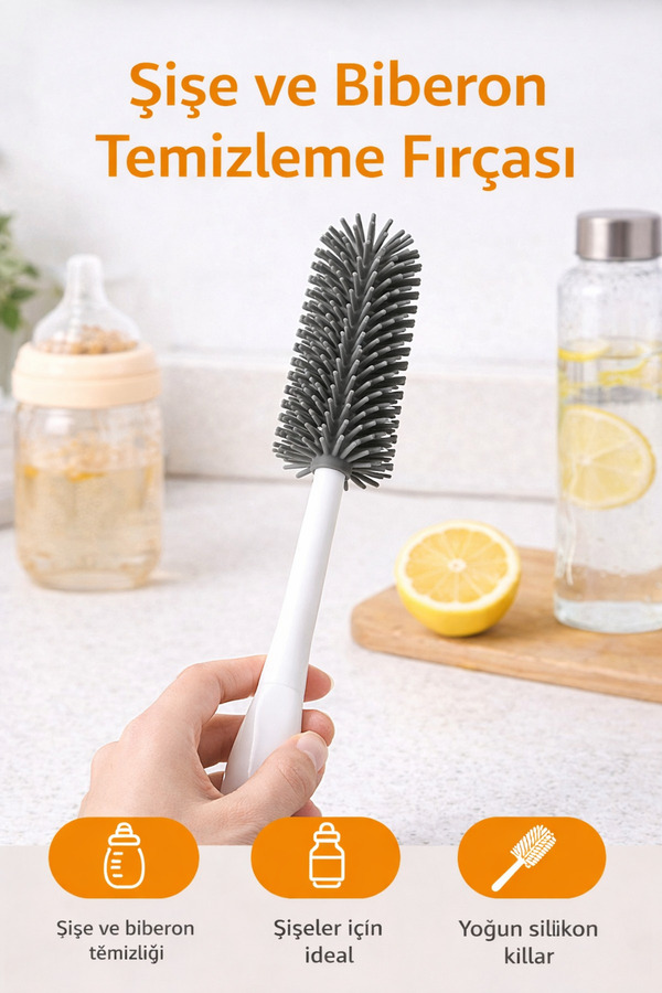 Mode Cool Şişe ve Biberon Temizleme Fırçası